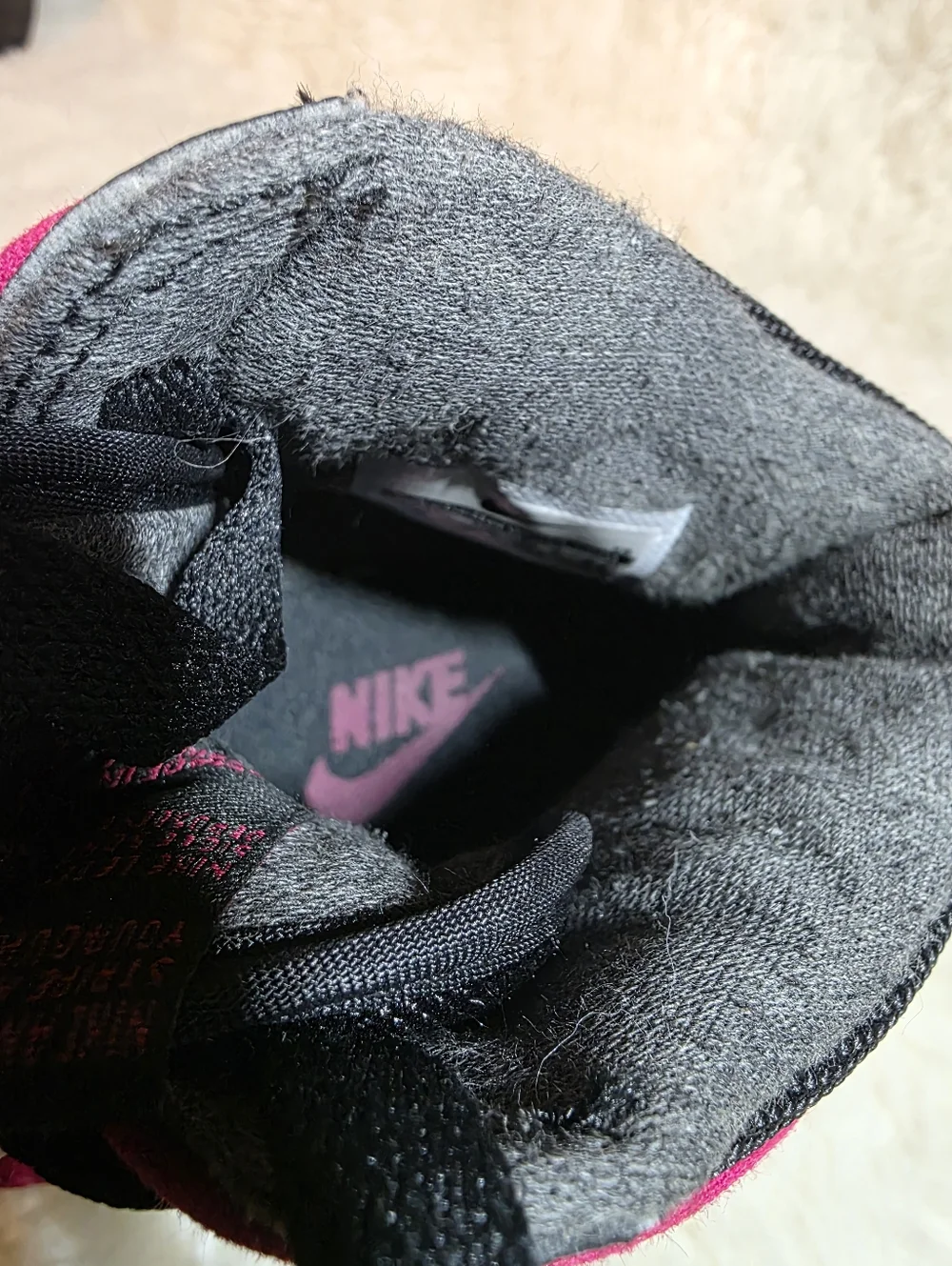 Nike Hally Hoops Mid – Rare Premium Edition – Black/Red/Pink – Size 6 Near Mint - Picture 11 of 11